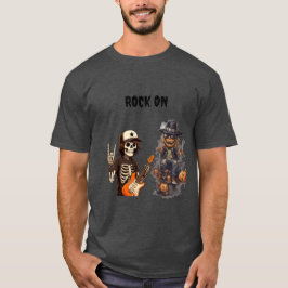 Halloween rock on t-shirt