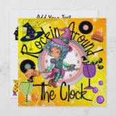 Halloween Rockin' Around the Clock Party - SRF Kaart (Voorkant / Achterkant)