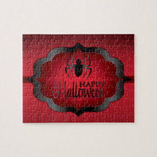 Halloween rode spin legpuzzel