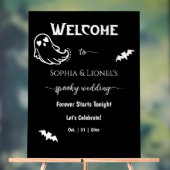 Halloween Romantique Noir & Blanc Mariage Bienvenu (Neutre)
