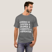 Halloween Romeo Craven Hooper Argento penter T-shirt (Voorkant volledig)