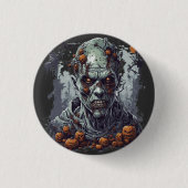 Halloween Ronde Button 3,2 Cm (Voorkant)
