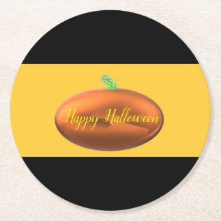 Halloween ronde kartonnen onderzetter