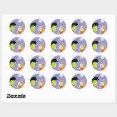 Halloween Ronde Sticker (Vel)