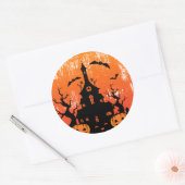 Halloween Ronde Sticker (Envelop)