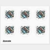 Halloween Ronde Sticker (Vel)