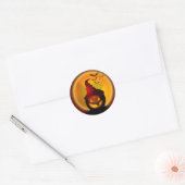 Halloween Ronde Sticker (Envelop)