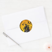 Halloween Ronde Sticker (Envelop)