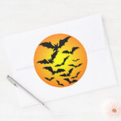 Halloween Ronde Sticker (Envelop)