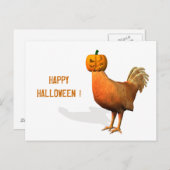 Halloween Rooster Briefkaart (Voorkant / Achterkant)