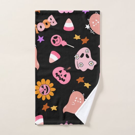 Halloween rose (Serviette à main)