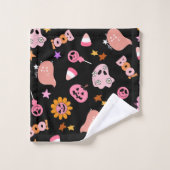 Halloween rose (Gant de toilette)