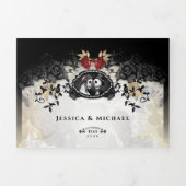 Halloween Rose élégant "avec" non MENU (Page de couverture)