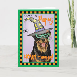 Halloween Rottweiler Kaart
