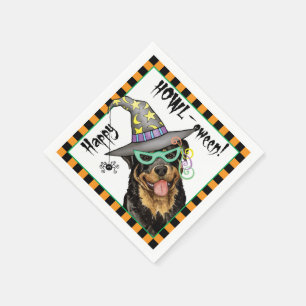 Halloween Rottweiler Servet