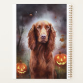 Halloween Rouge irlandais Setter avec la peur Citr (Dos)