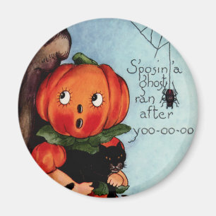 Halloween Round Magnet Magneet