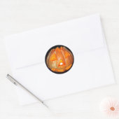 Halloween Round Sticker (Envelop)
