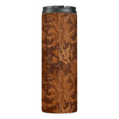 Halloween Royal Floral Damask Thermosbeker (Achterkant)