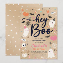 Halloween Roze Ghost Birthday Spooktacular