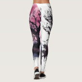 Halloween roze leggings (Achterkant)