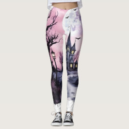 Halloween roze leggings