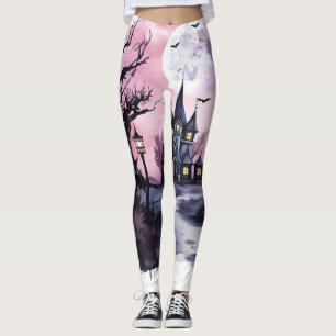 Halloween roze leggings