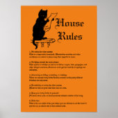 Halloween Rules Poster (Voorkant)