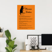Halloween Rules Poster (Thuiskantoor)