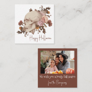 Halloween Rustic Notitiekaartje