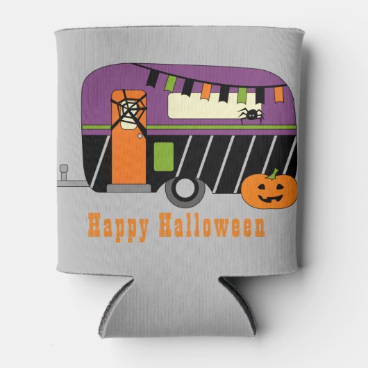 Halloween RV Camper Blikjeskoeler (Voorkant)