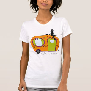 Halloween rv camper trailer t-shirt