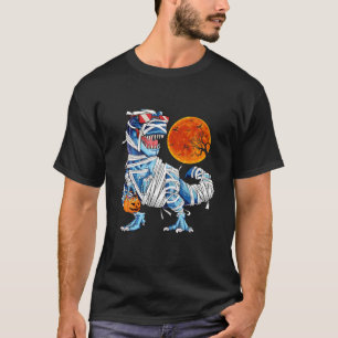 Halloween S voor jongens Kinder dinosaur t rex mum T-shirt