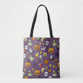 Halloween Sac fourre-tout à thème 🎃 👻 🕸️ (Devant)