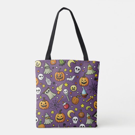 Halloween Sac fourre-tout à thème 🎃 👻 🕸️ (Dos)