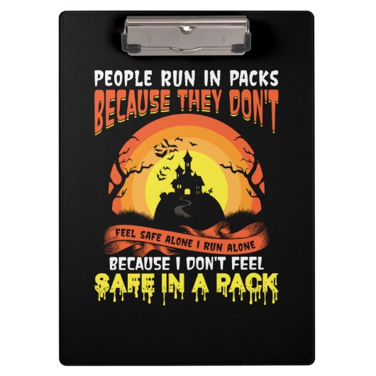 Halloween Safe In A Pack Birthday Klembord (Voorkant)