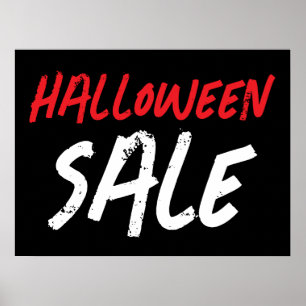 Halloween Sale Sign, Winkel Sale Poster