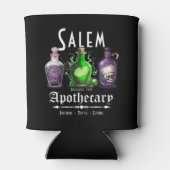Halloween Salem Apothecary Potions Tonics Elixirs Blikjeskoeler (Achterkant)
