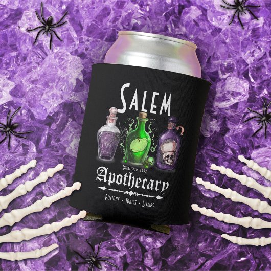 Halloween Salem Apothecary Potions Tonics Elixirs Blikjeskoeler