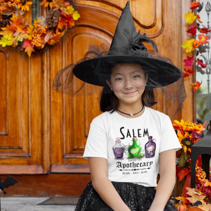 Halloween Salem Apothecary Potions Tonics Elixirs T-shirt