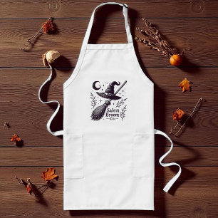 Halloween Salem Witch Broomstick Lang Schort