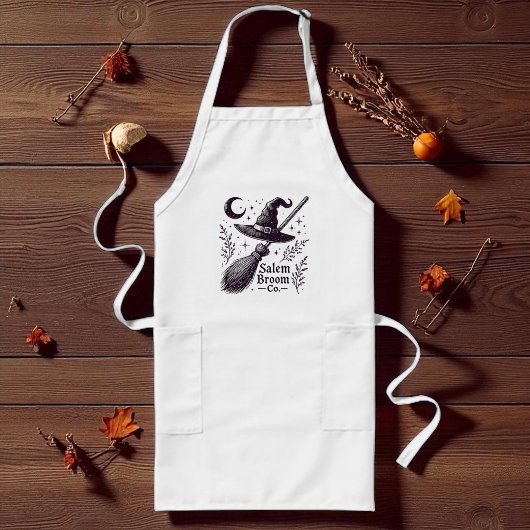 Halloween Salem Witch Broomstick Lang Schort