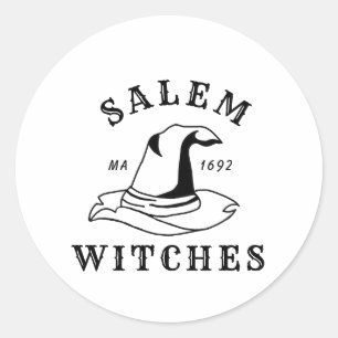 Halloween, Salem Witches Ronde Sticker
