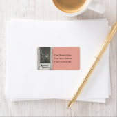 Halloween Salutations Étiquette de adresse Vintage (En situation)