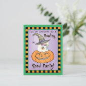 Halloween Samoyed Invitation (Debout devant)