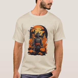 Halloween Samurai Anime Warrior T-Shirt