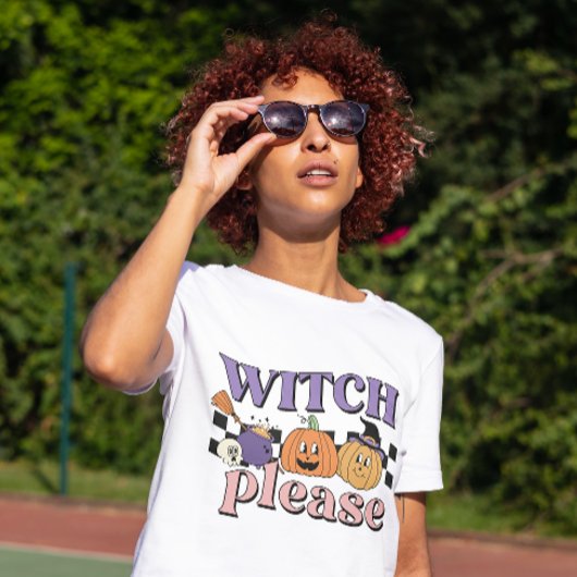 HALLOWEEN SASSY WITCH, CITEER T-SHIRT