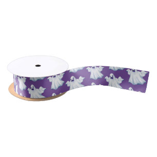 Halloween Satin Ribbon-Ghost Lint