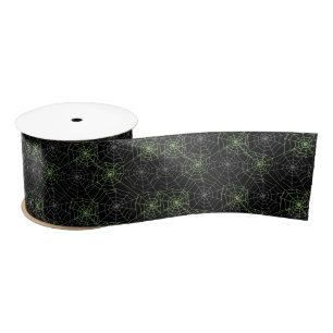 Halloween Satin Ribbon-Spider Webs Lint