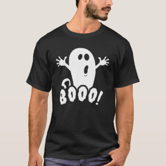 Halloween Say Booo Cute Funny Ghost T-shirt